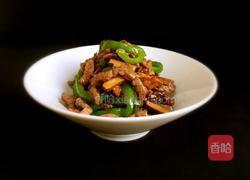 青椒牛肉炒豆干的做法图解7