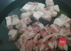 红烧肉炖粉条的做法图解2