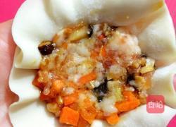 香菇胡萝卜肉馅烧麦的做法图解8