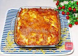 元貝蝦仁芝士焗意粉的做法图解17