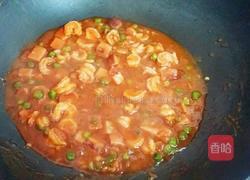虾仁意面的做法图解7