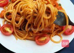 虾仁意面的做法图解11