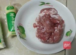 肉沫蒸日本豆腐的做法图解1