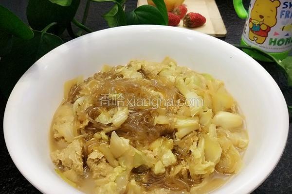 白菜冻豆腐炖粉条