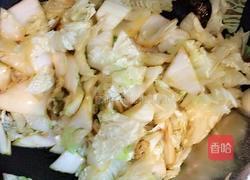 白菜冻豆腐炖粉条的做法图解2