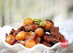 鹌鹑蛋红烧排骨的做法图解16