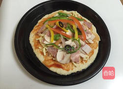 意式经典田园培根披萨的做法图解4