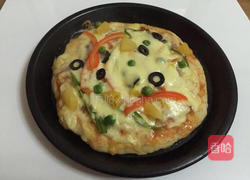 意式经典田园培根披萨的做法图解6