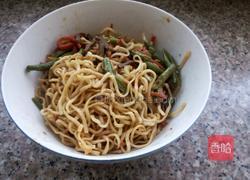 豆角蒸面的做法图解4