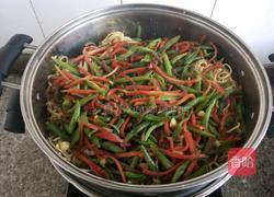 豆角蒸面的做法图解3