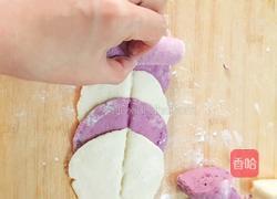 双色玫瑰花卷的做法图解6