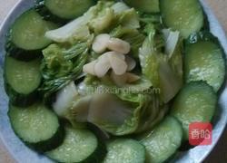 蒜蓉白菜炝黄瓜的做法图解7