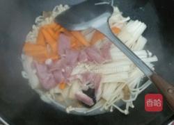 杂炒金针菇的做法图解7