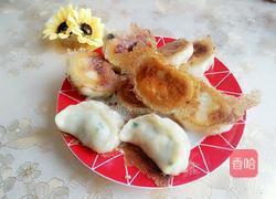 韭菜鸡蛋水煎包的做法图解12