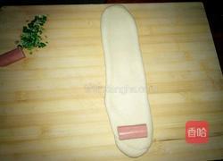 香肠肉松土司的做法图解9