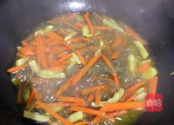 合菜（胡萝卜、春笋、红薯粉）的做法图解13