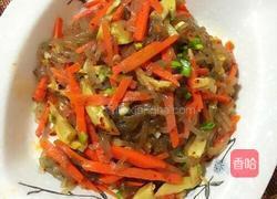 合菜（胡萝卜、春笋、红薯粉）的做法图解15