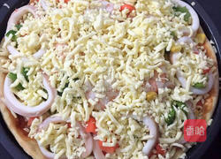 海鲜披萨的做法图解9