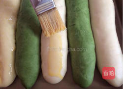 无油汤种双色排包的做法图解10