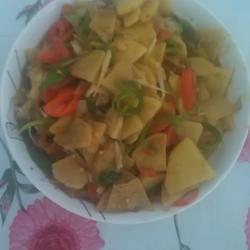 粉条双椒炒土豆的做法[图]