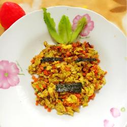 虾皮胡萝卜鸡蛋碎（宝宝高钙高蛋白食谱）