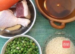 鸡腿沙锅饭的做法图解1