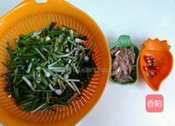 野蒜炒咸肉丝的做法图解2