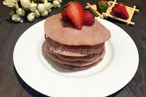 奶香草莓松饼