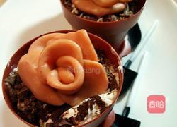 巧克力玫瑰花蛋糕的做法图解9