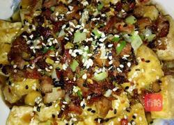 腊肉盖豆腐的做法图解4