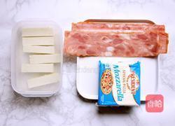 培根芝士豆腐卷的做法图解1