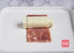 培根芝士豆腐卷的做法图解2
