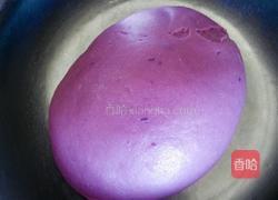 紫薯蜜豆酥的做法图解1