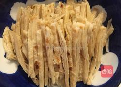 鸡丝黄豆芽炒饼的做法图解2