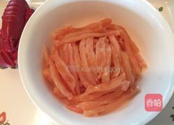 鸡丝黄豆芽炒饼的做法图解3