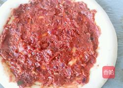 厚底蘑菇火腿披萨的做法图解6