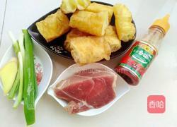 肉末茄汁油条的做法图解1