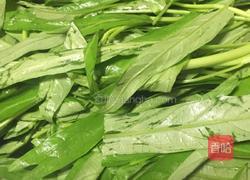 腐乳炒通菜的做法图解1