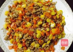 玉米胡萝卜肉末的做法图解9