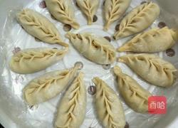 白菜猪肉饺子（麦穗饺子包法）的做法图解12