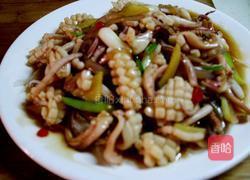 爆鱿盖浇的做法图解7