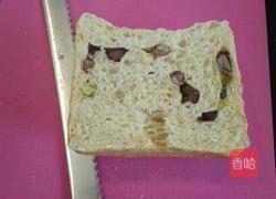 低糖燕麦片炫彩蜜豆土司的做法图解10