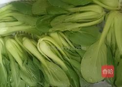 蒜泥青菜的做法图解1