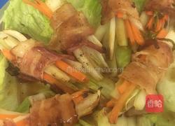 时蔬培根生菜卷的做法图解8