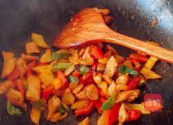 彩椒炒鸡肉片的做法图解9