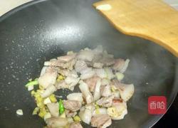 手撕包菜炒肉片的做法图解4