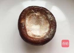 油菜酿香菇的做法图解7