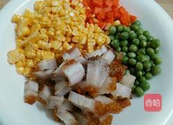 三色烧肉丁的做法图解4