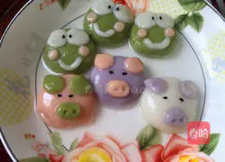 Illustration of how to make cartoon glutinous rice balls 11