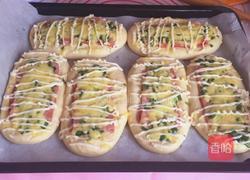 培根芝士香葱面包的做法图解11